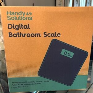 Silvertone Digital Bathroom Scale